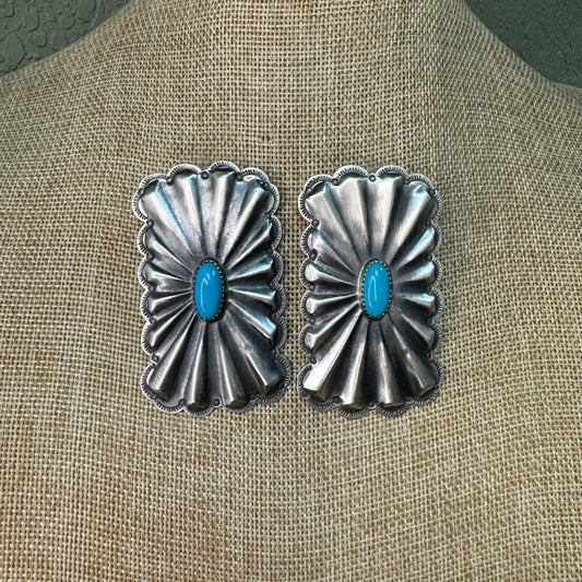 Concho earrings